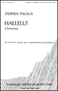 Hallelu SA choral sheet music cover
